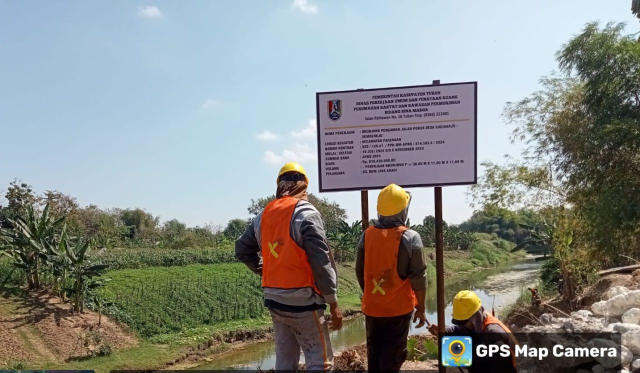 Dugaan Proyek Bronjong Sungai Kalikening Dikerjakan Asal Asalan dan Tak Dilengkapi K3, CV. Cahaya Muda Angkat Bicara !