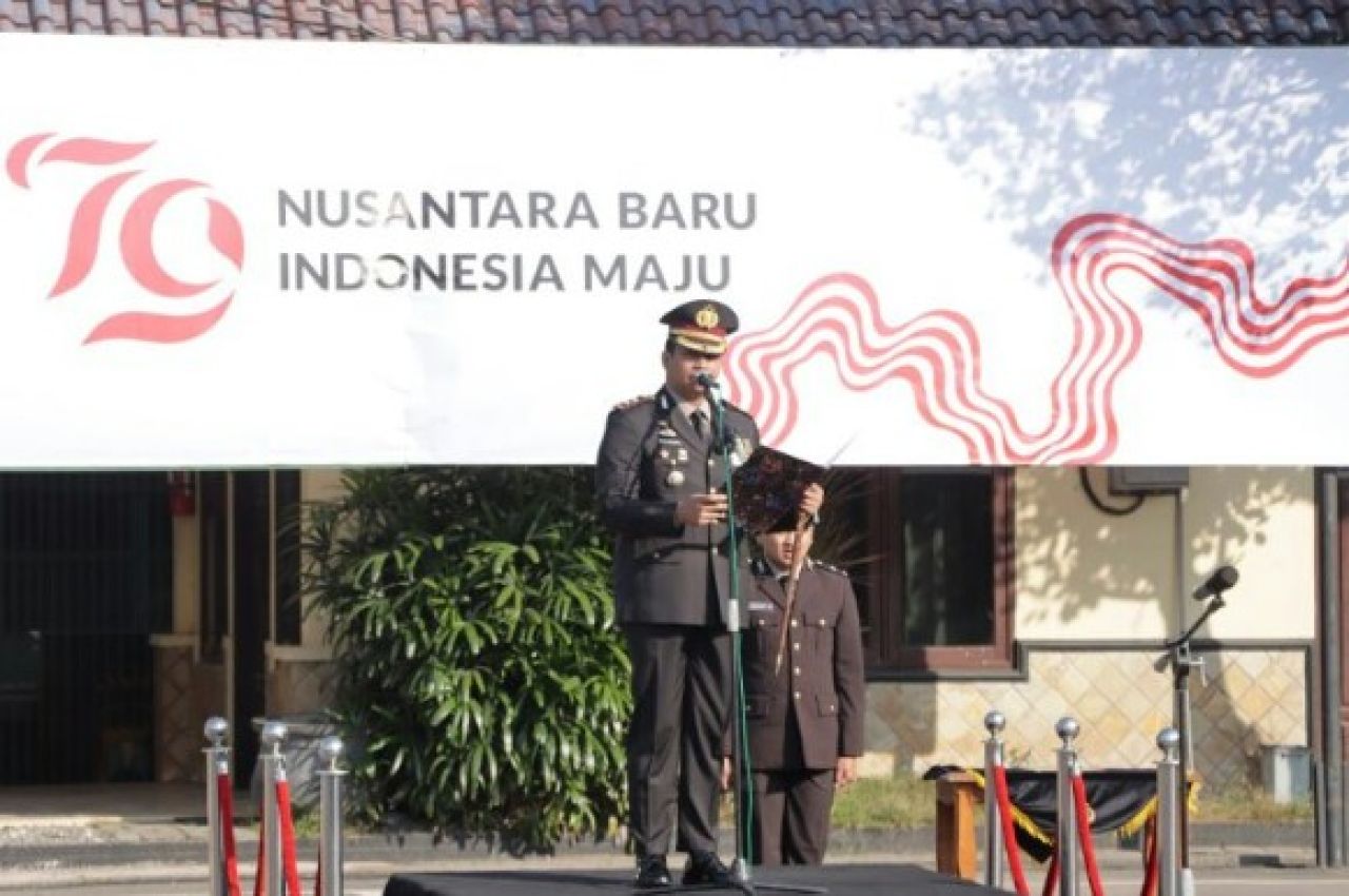 Polres Kediri Gelar Upacara Peringatan HUT ke-79 Kemerdekaan RI dengan Khidmat
