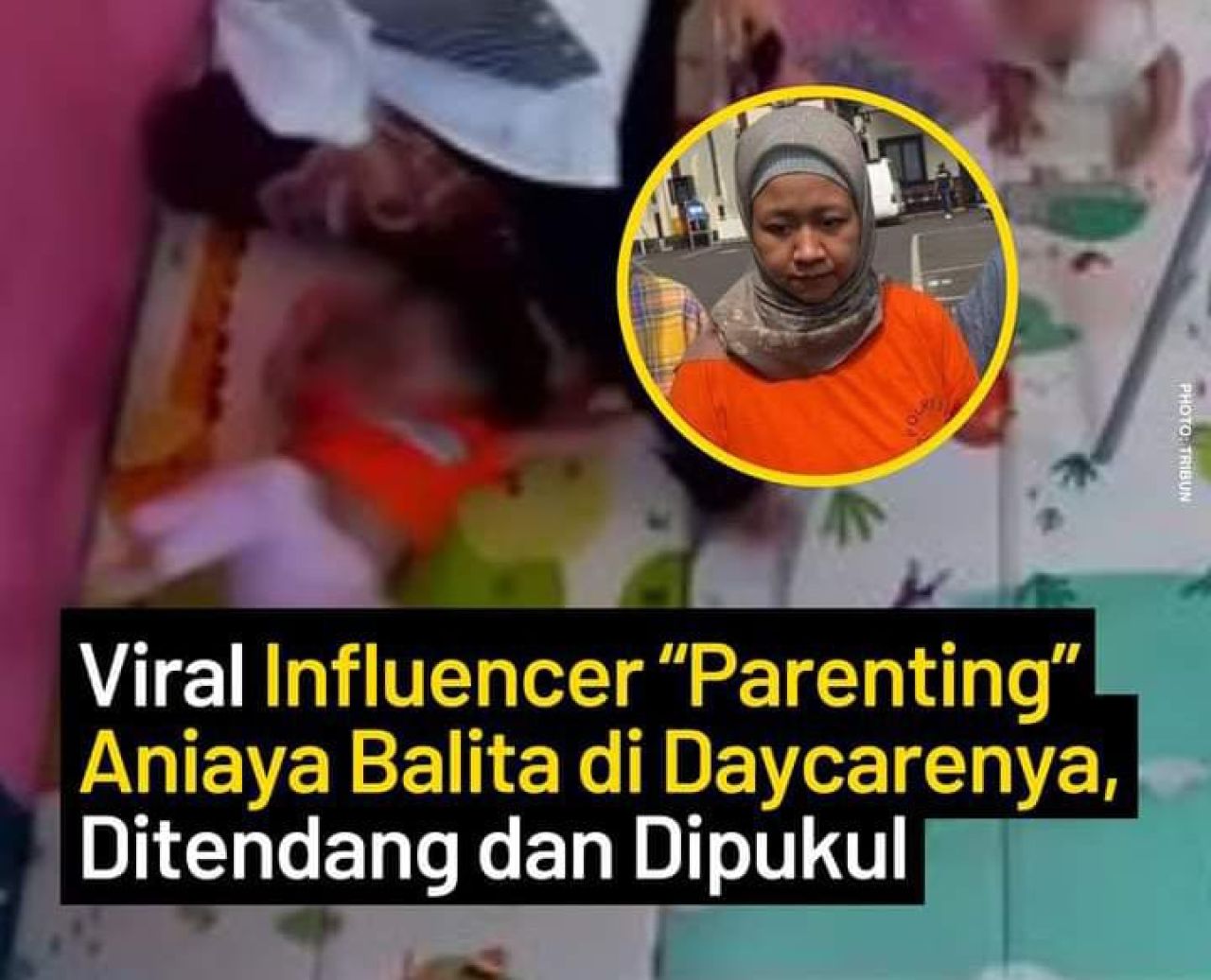 Wanita Hamil di Depok Jawa Barat Diduga Menganiaya Balita