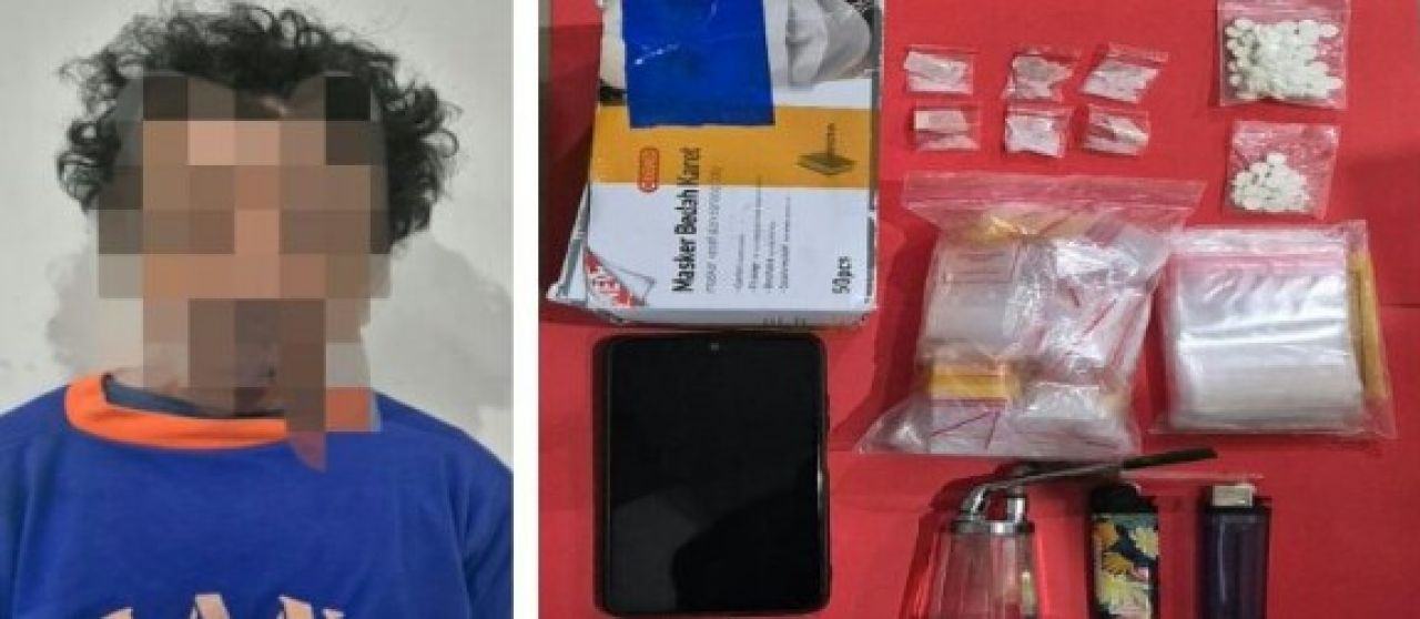 Satresnarkoba Polres Kediri Ringkus Pengedar Sabu dan Pil Koplo Asal Kandangan