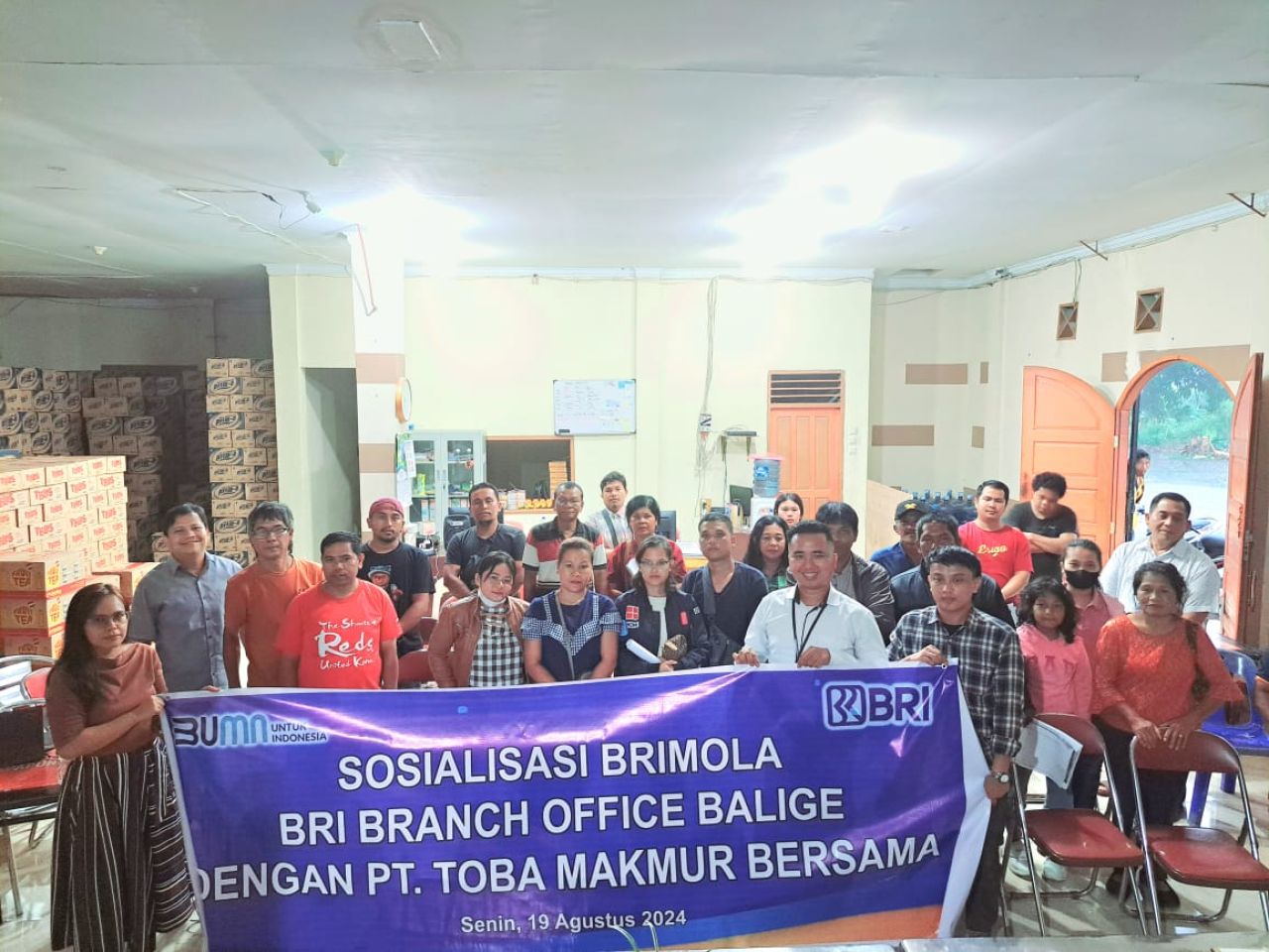BRI Balige Melakukan Sosialisasi BRimola