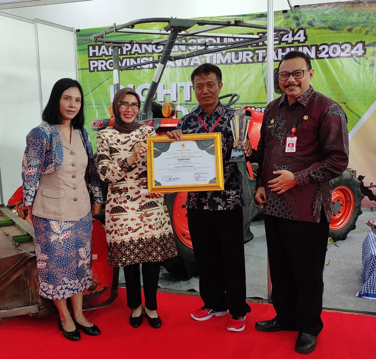 Bojonegoro Raih Tiga Penghargaan Sekaligus Bidang Ketahanan Pangan dan Pertanian Tingkat Jatim