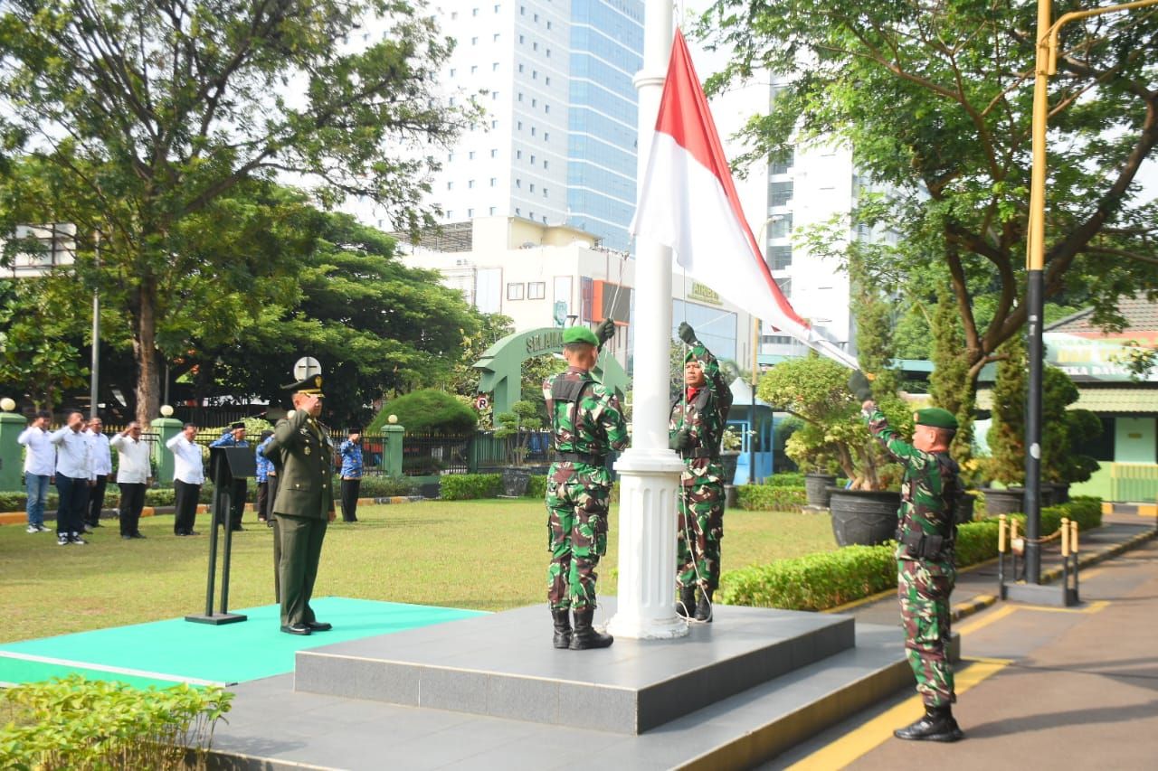 Kodim 0501/JP Laksanakan Upacara Peringatan Hari Pahlawan Tahun 2024