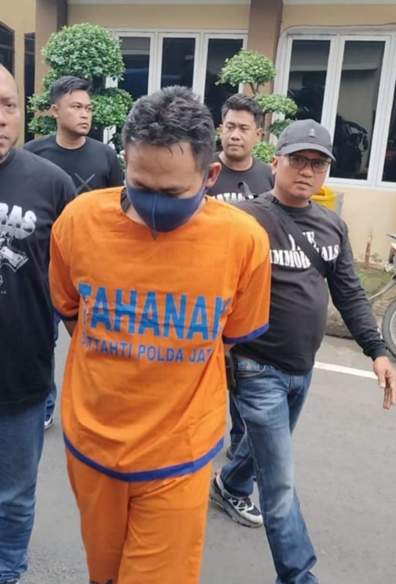 Tersangka Rahmat Tri Hartanto alias Antok