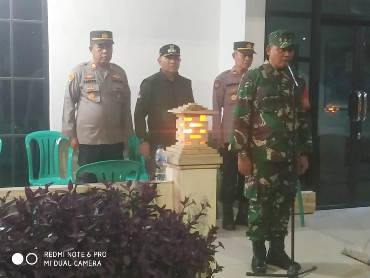Empat Pilar Forkopimcam Gelar Apel Cipkon Bersama Koramil Matraman