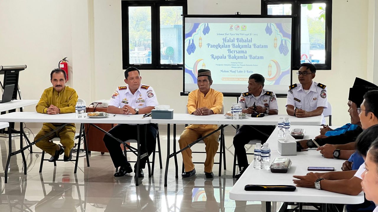 Bakamla RI Gelar Halal Bihalal dan Pembinaan Rapala Batam