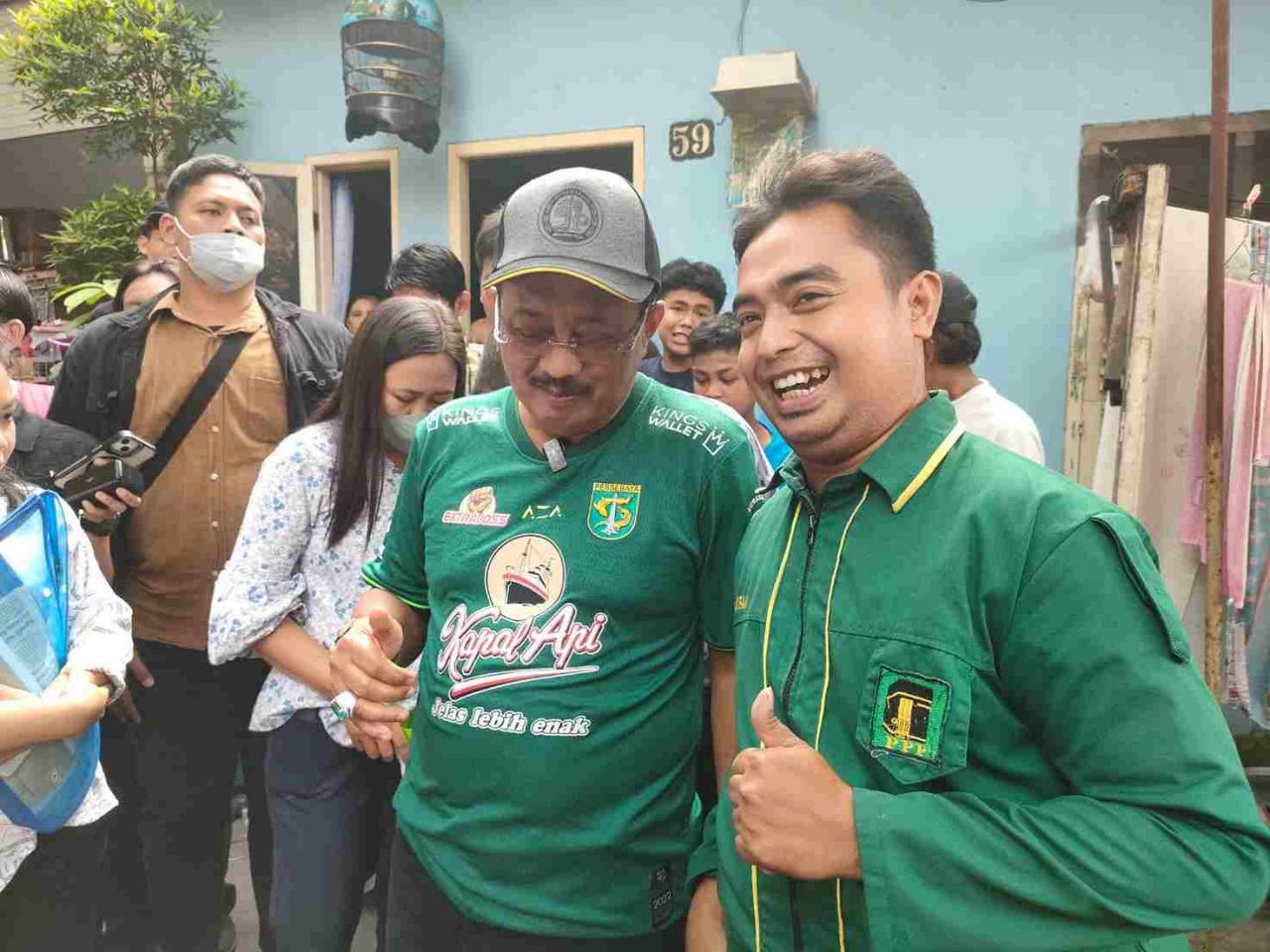 (Kiri) Wakil Walikota (Wawali) Surabaya, Armuji dan Advokat Muhammad Arfan,S.H.