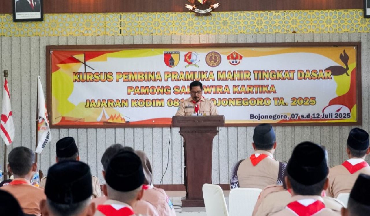 Tingkatkan Kualitas Pembina Pramuka, Kodim Bojonegoro Gelar KMD Pamong Saka Wira Kartika