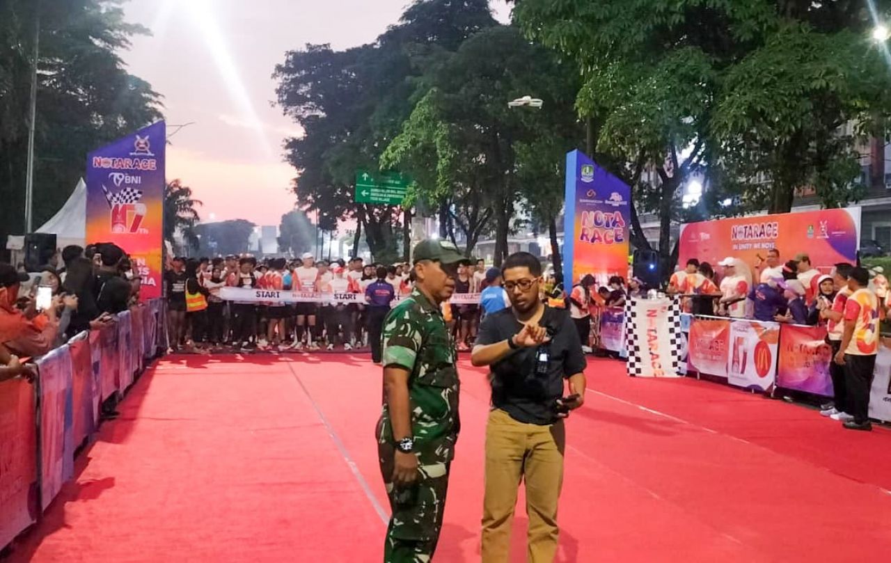 Kodim 0507/Bekasi Kawal Notarace Fun Walk & Fun Run HUT Ke-117 INI, Ribuan Peserta Rasakan Aman dan Nyaman