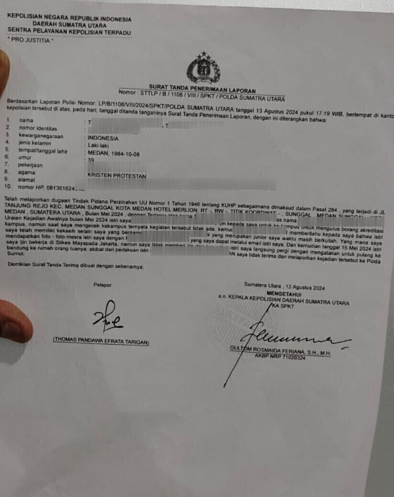 Laporan Polisi