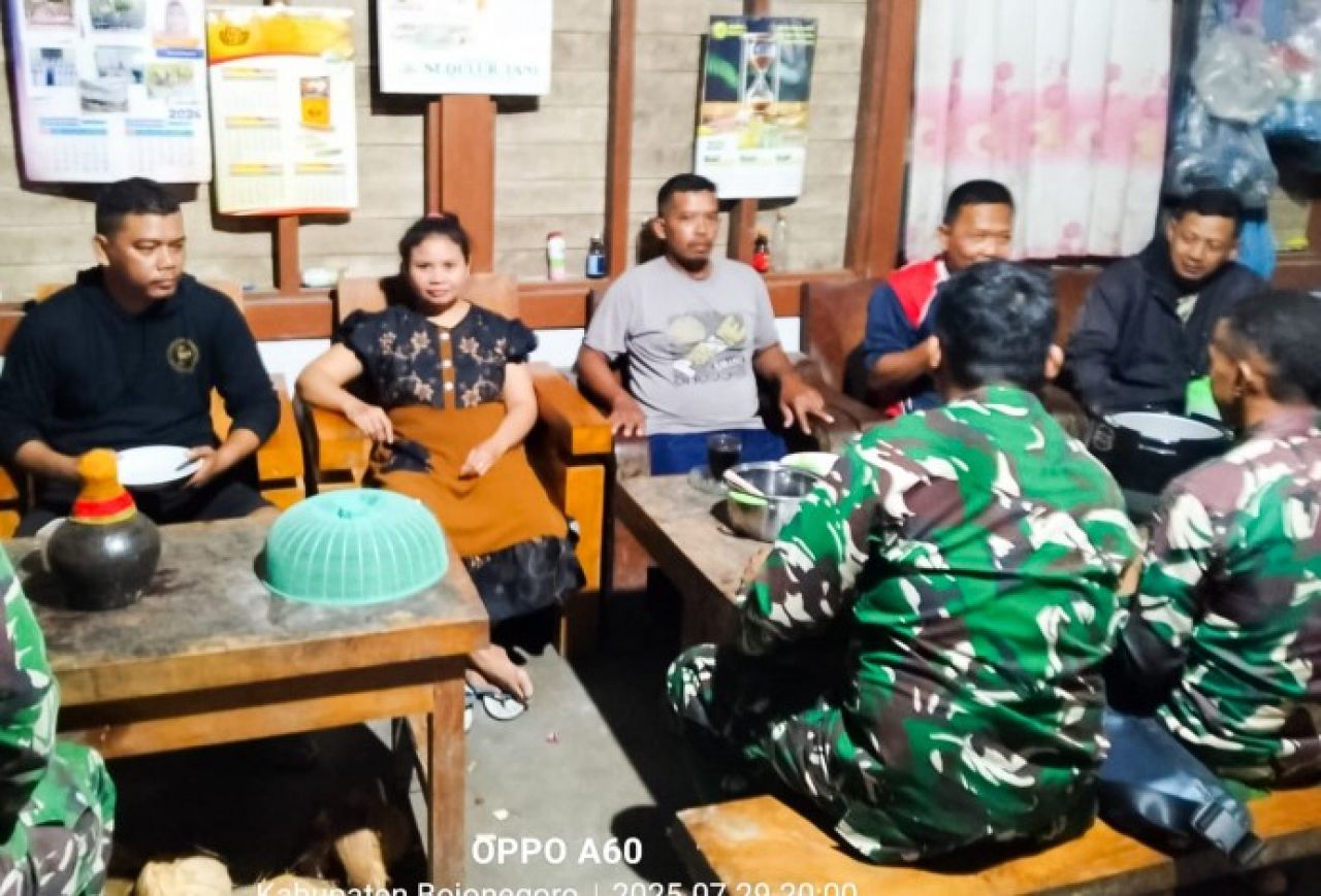 Satgas TMMD 125 Bojonegoro, Selama Satu Bulan Makan Bareng Warga