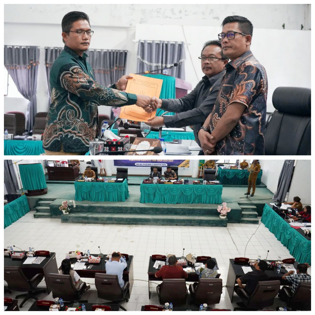 Bapemperda DPRD Toba Sampaikan Hasil Pembahasan Dengan Eksekutif Terhadap RPJMD