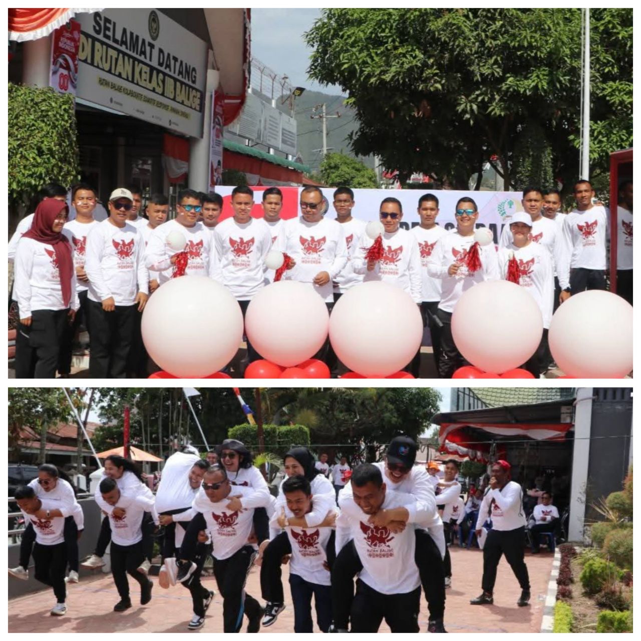 Keluarga Besar RUTAN Kelas IIB Balige Menggelar Kegiatan Perlombaan di HUT RI Ke-80