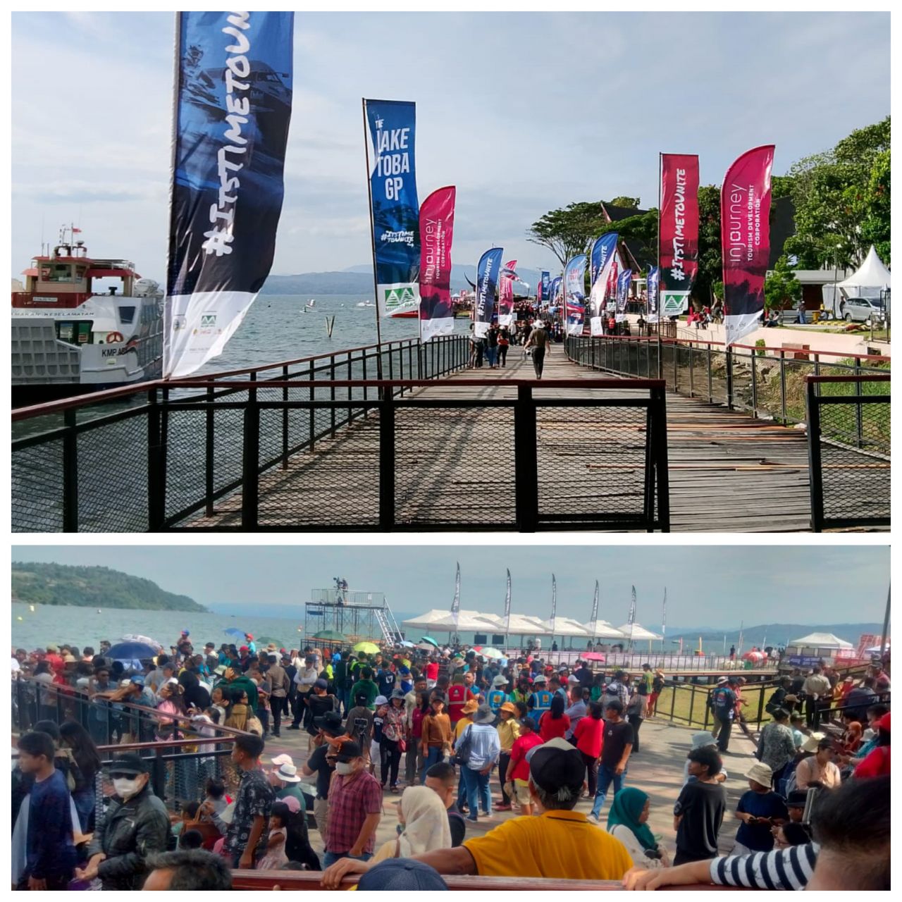 Bersejarah di HUT RI Ke-80 Kabupaten Toba di Meriahkan Event Aquabike World Champhion.