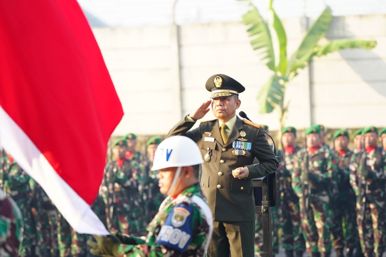 Korem 052/Wijayakrama Gelar Upacara 17 Agustus 2025