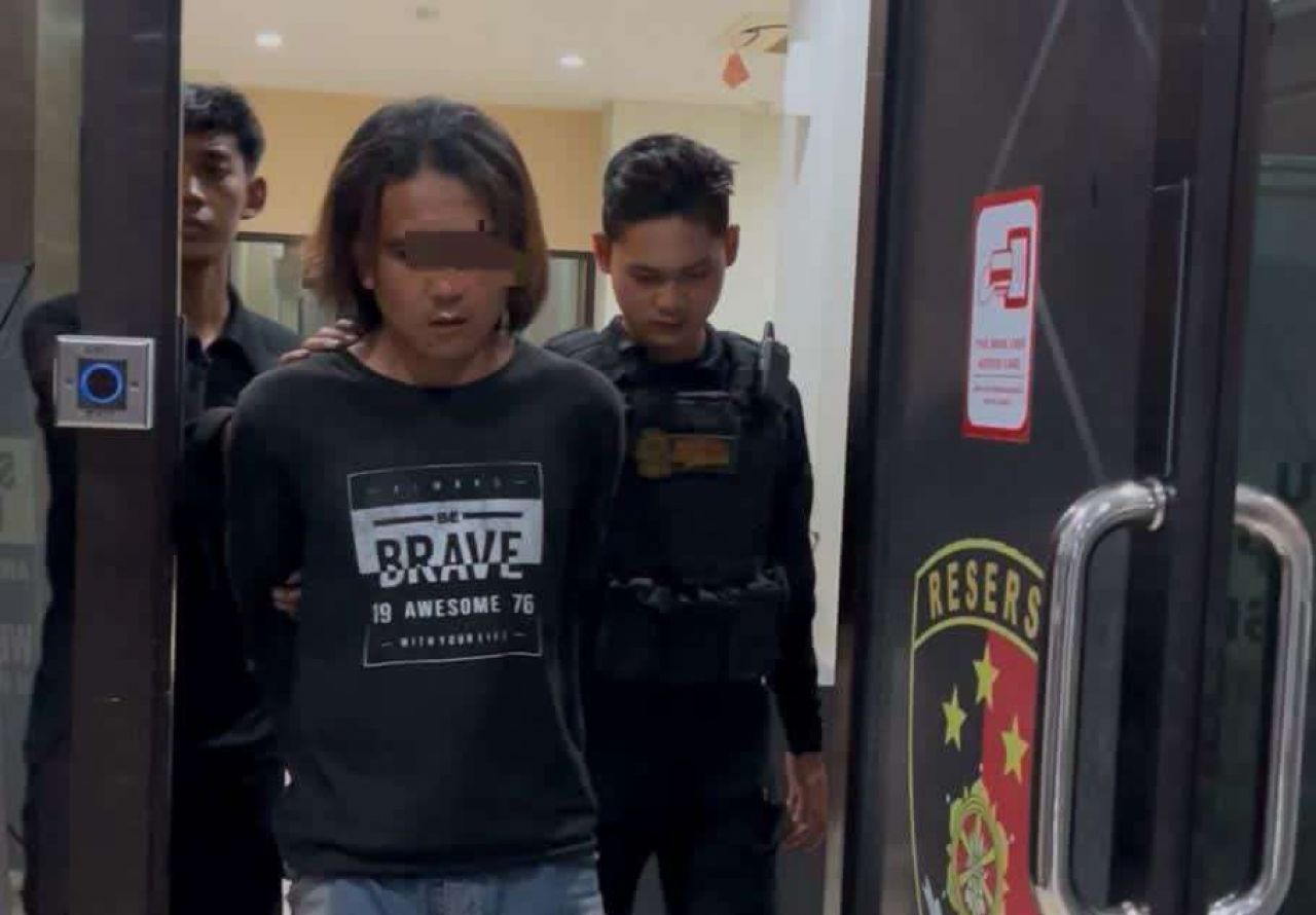 Polisi Gresik Amankan Pelaku Penusukan di SPBU Bunder, Korban Sopir Truk Dilarikan ke RS