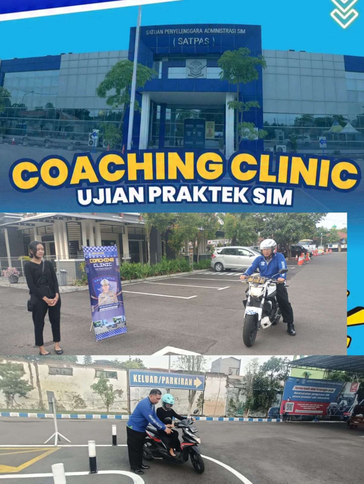 Satpas Colombo Polrestabes Surabaya Gelar Coaching Clinic SIM untuk Tingkatkan Kelulusan Pemohon
