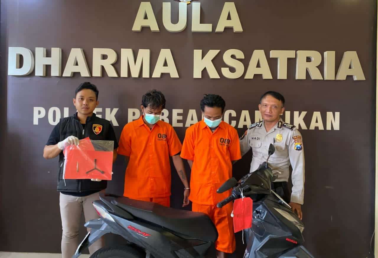 Dua Pencuri Motor di Jagalan Surabaya Ditangkap, Satu Sempat Jadi DPO