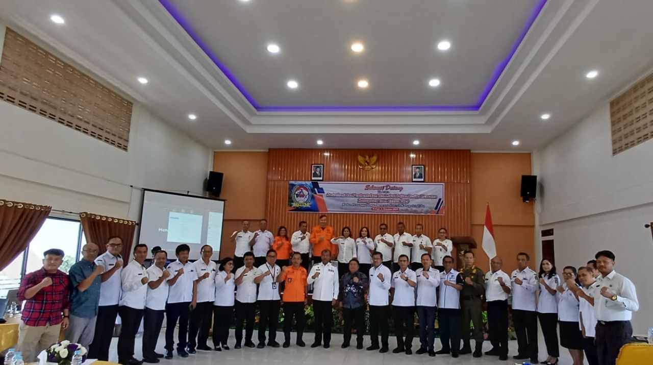 Pemkab Toba Bentuk Tim Penyusun Kajian Risiko Bencana 2025