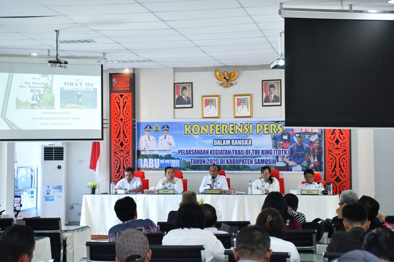 Trail of The King by UTMB: Wabup Samosir Ajak Pers Dukung Kesuksesan Event Dunia di Danau Toba