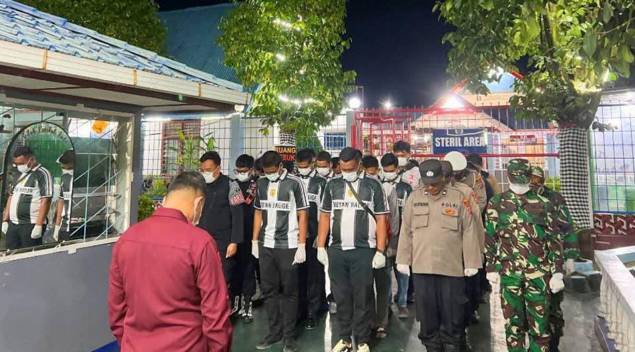 Rutan Kelas IIB Balige Gelar Razia Gabungan Bersama TNI dan Polri untuk Cegah Gangguan Keamanan