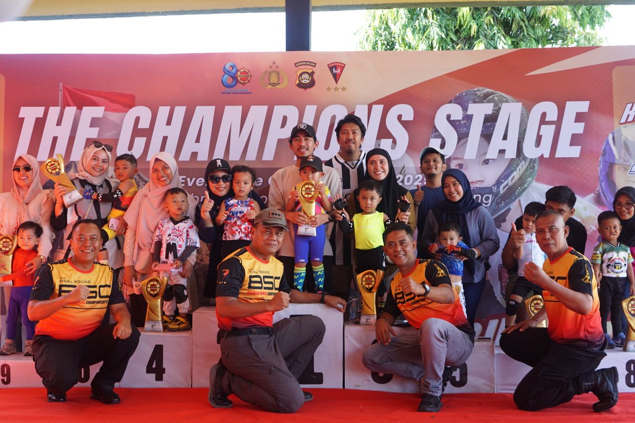 Dansat Brimob Polda Sumsel Resmi Buka Kejuaraan Balance Bike Competition 2025 Dalam Rangka HUT ke-80 Korps Brimob Polri