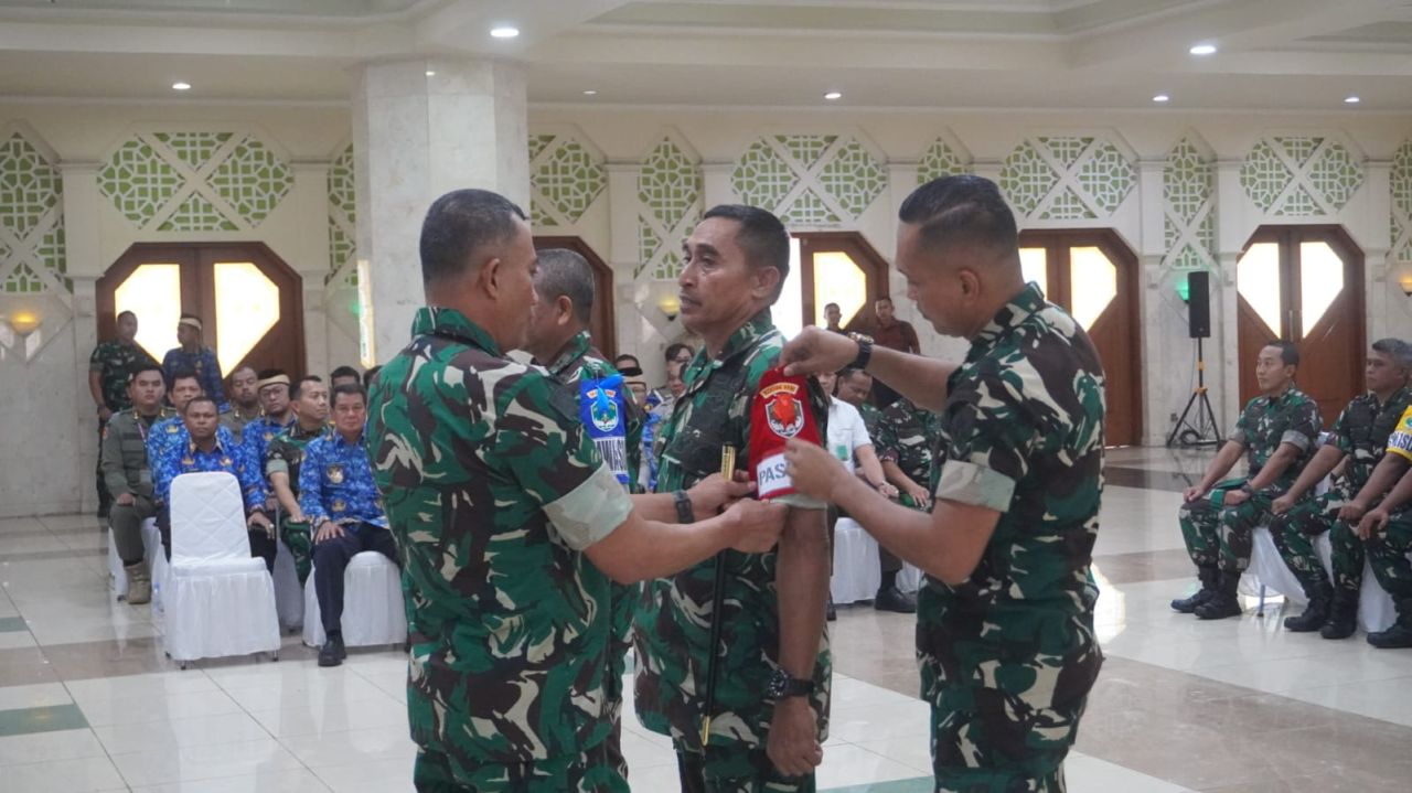 Danrem 052/Wkr Buka Latihan Posko I dan Lapangan Kodim 0510/Tigaraksa
