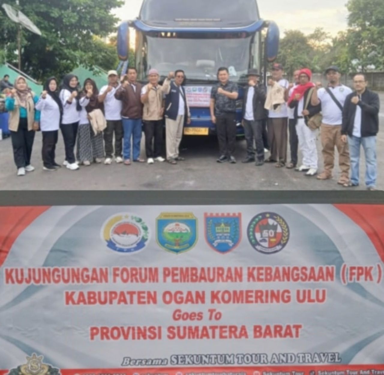 Wakil Bupati OKU Melepas Study Tiru FPK ke Sumatera Barat, Fokus Harmonisasi & Kerukunan