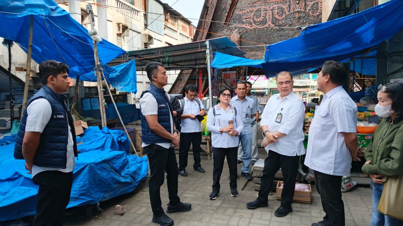 Polres Toba Bersama Kementan, Bapanas RI, dan Dinas Ketapang Toba Cek Harga Beras Premium dan Medium