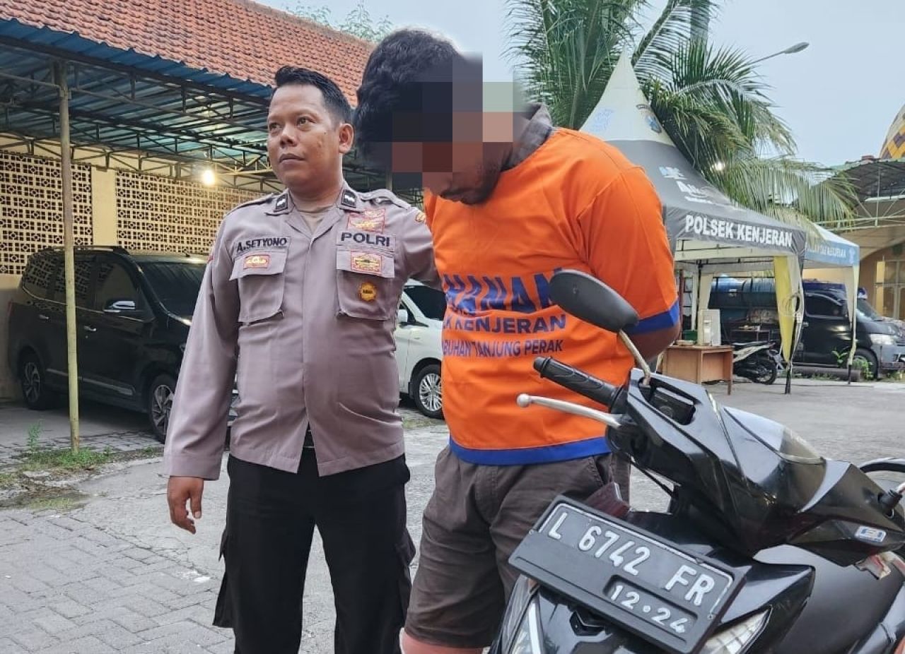 Kawanan Curanmor Pecah di Kedinding Surabaya: Satu Bandit Dibekuk Warga, Otak Pelaku Buron