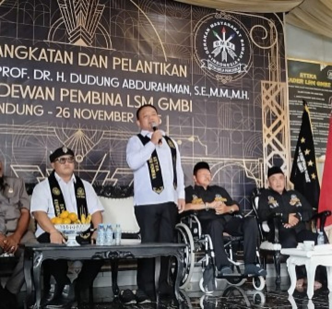 Jenderal TNI Dudung Abdurahman Dilantik Jadi Ketua Dewan Pembina LSM GMBI di Bandung
