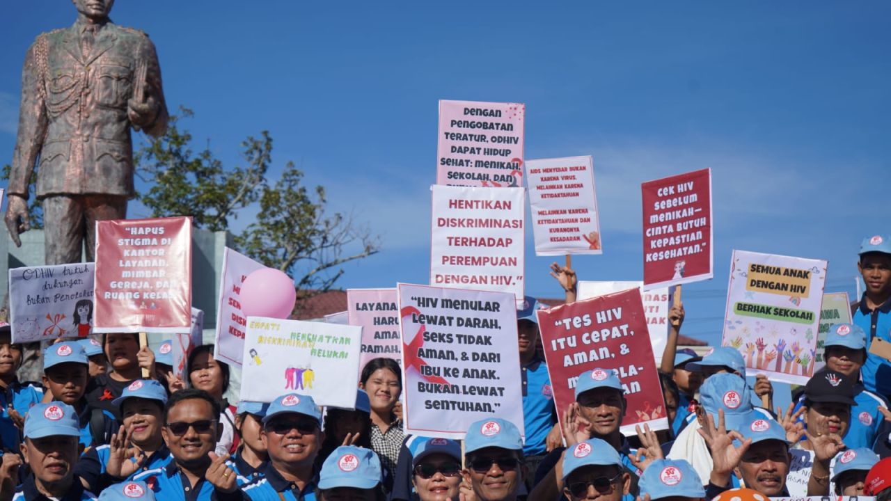 Kampanye Peringatan Hari AIDS Sedunia Ajak Warga Jangan Asingkan ODIV
