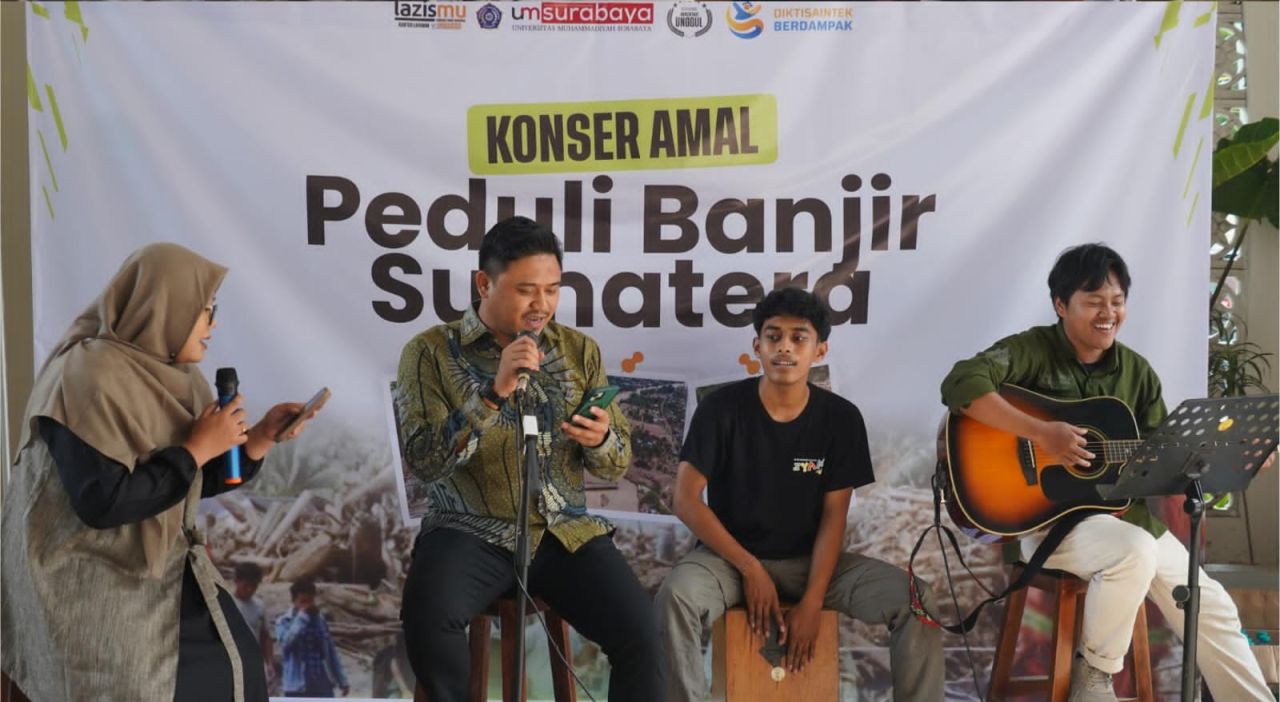 UMSurabaya Gelar Konser Amal Peduli Sumatera, Galang Donasi untuk Korban Bencana