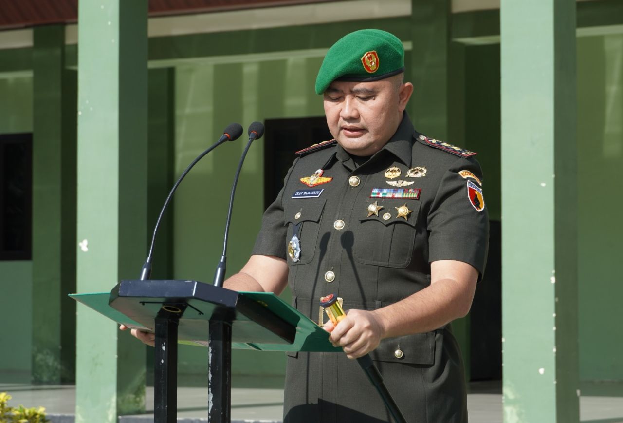 Dandim Bojonegoro Pimpin Upacara Peringatan Hari Juang TNI AD Tahun 2025
