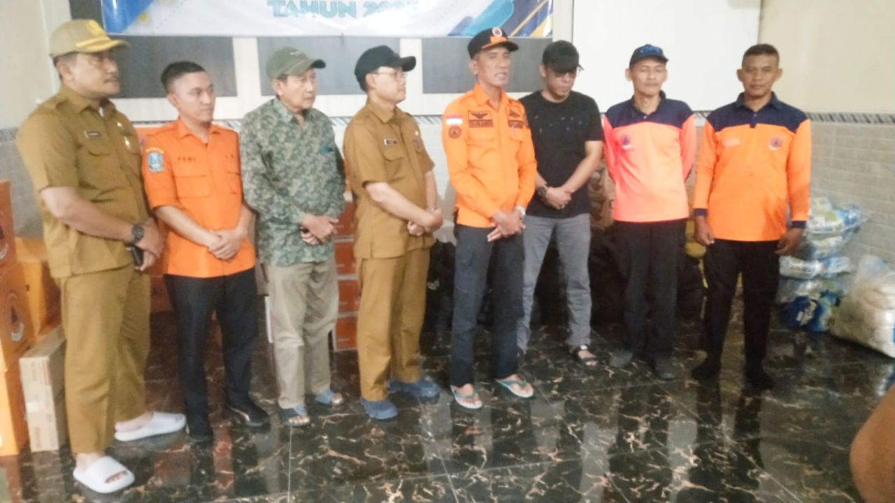 Banjir Kali Lamong Surut, BPBD Jatim dan Gresik Guyur Bantuan Logistik