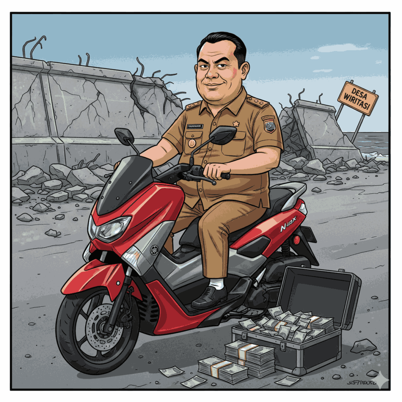 Sidang Korupsi Dana Desa Wiritasi: Eks Kades Evan Roviyan Didakwa Rugikan Negara Rp 657 Juta