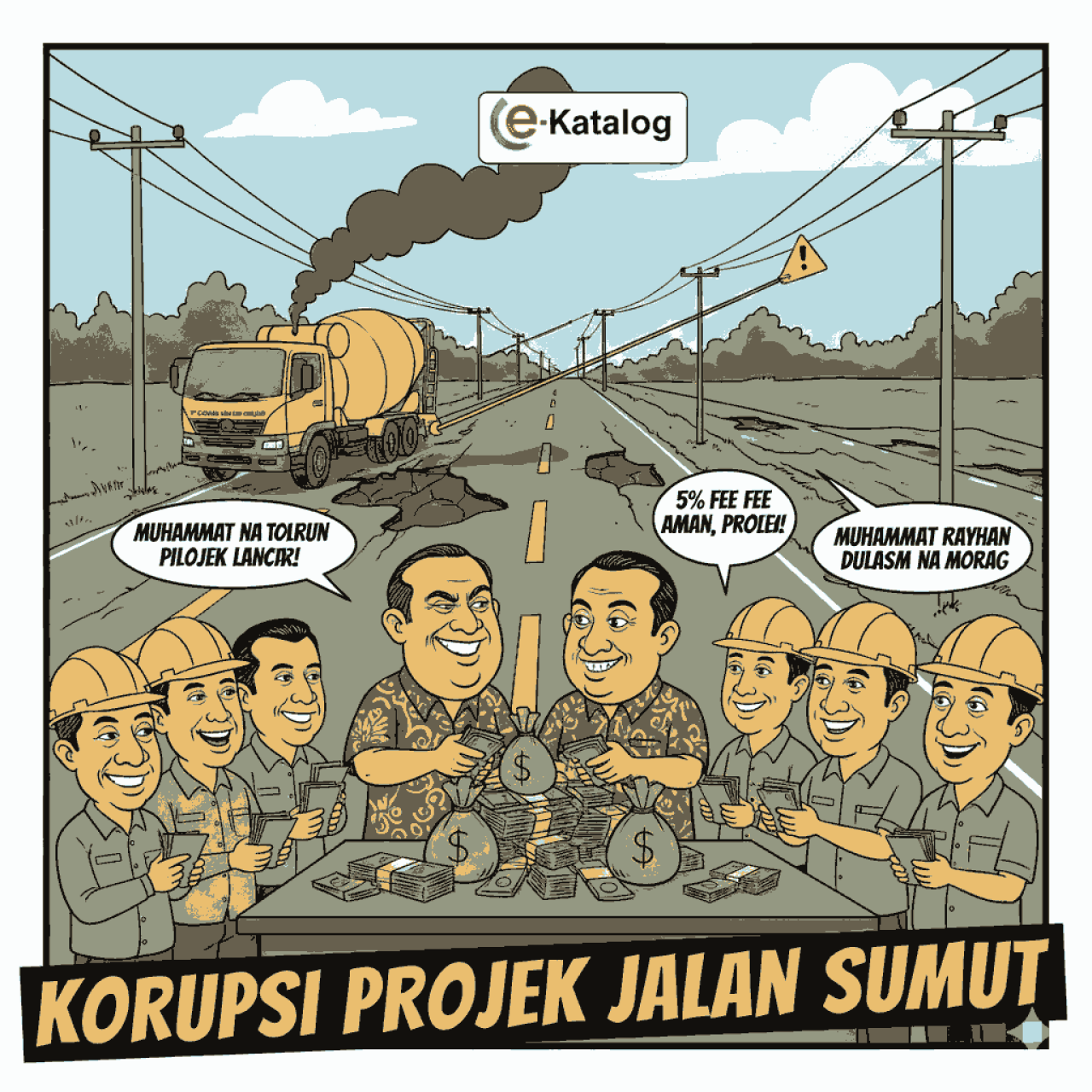 Vonis Korupsi Proyek Jalan PUPR Sumut: Ayah-Anak Direktur PT Dalihan Na Tolu Divonis Penjara