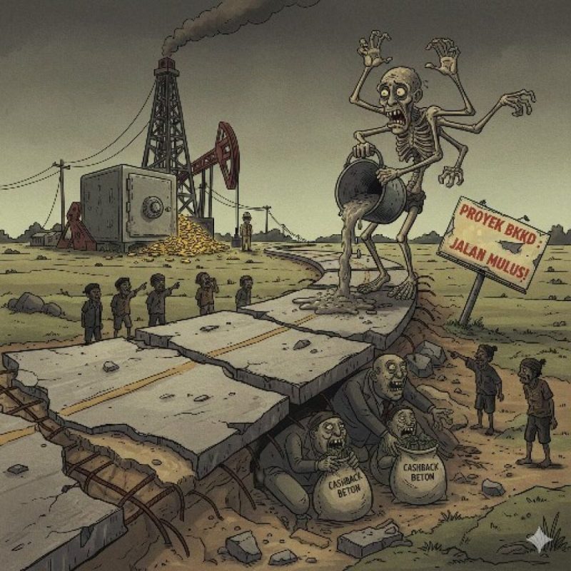 BKKD Bojonegoro: Jalan Beton Mewah atau Monumen Pemborosan ?