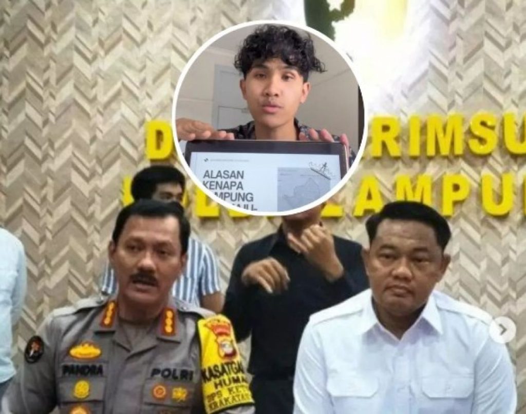 Polda SP-3 kan TikToker Bima Terkait Kritik Pemprov Lampung