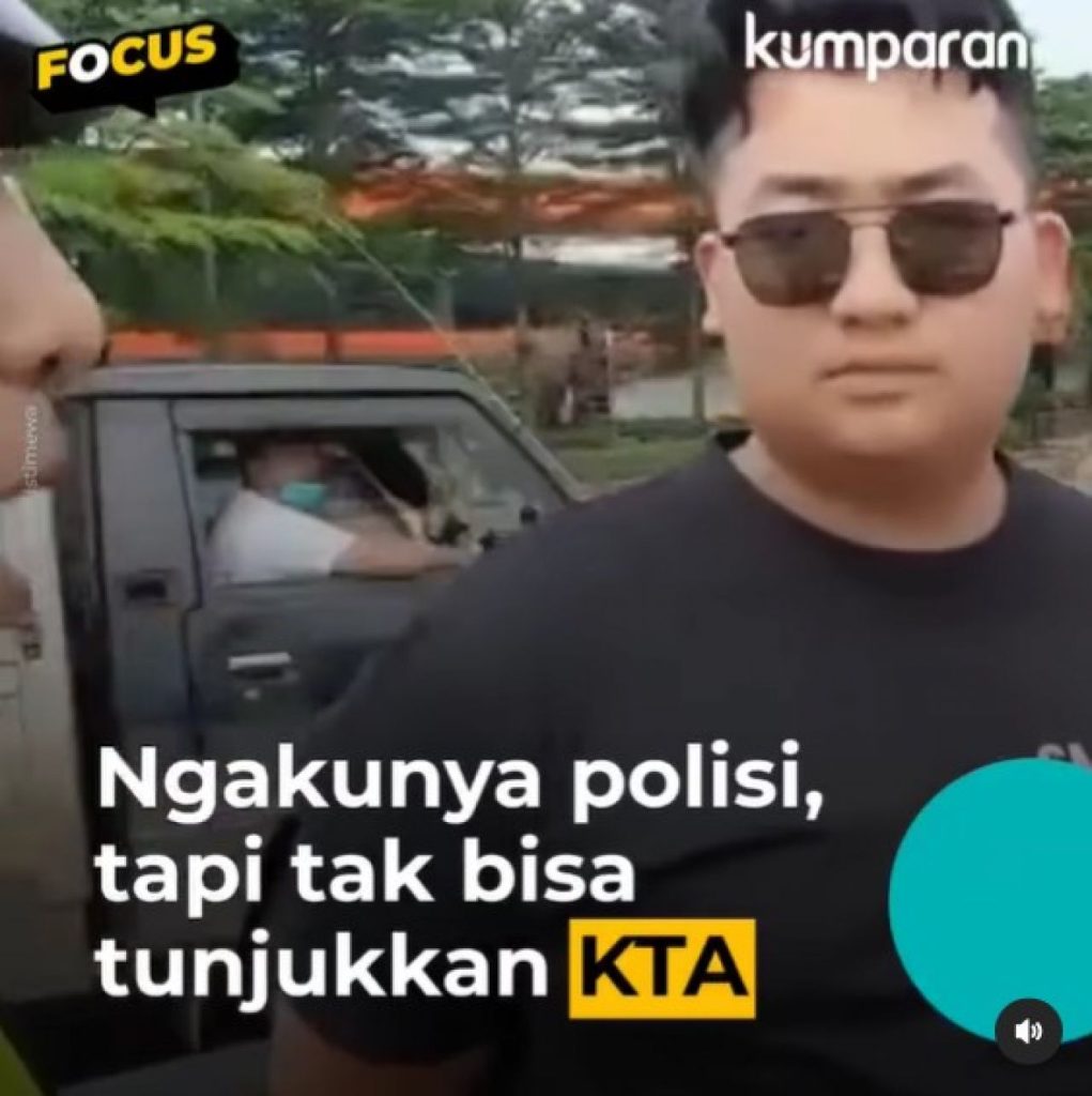 Sempat Ngaku Polisi, Gunakan Rotator dan Nopol Polri Palsu