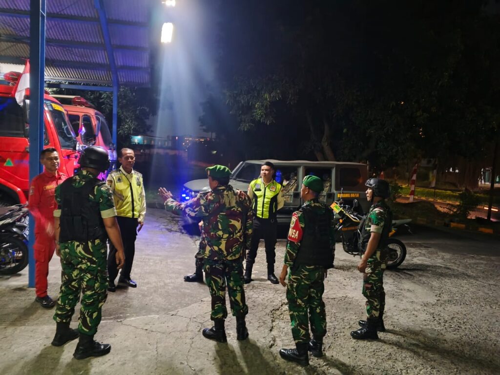 Patroli Maung Kodim 0509/Kabupaten Bekasi Perkuat Pengamanan Wilayah Cikarang Timur dan Selatan