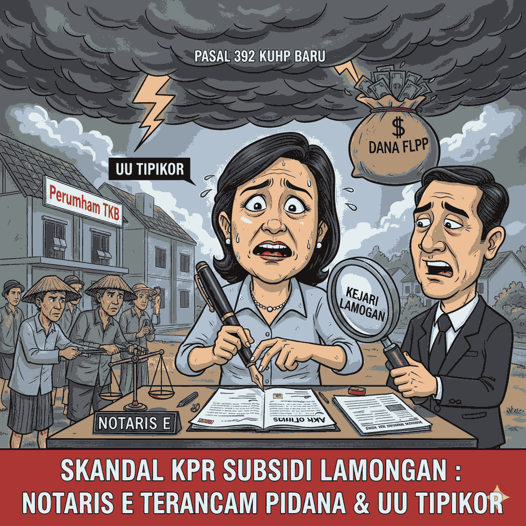 Bedah Hukum Skandal KPR Subsidi: LBH CAKRAM Soroti Ancaman Pasal Pemalsuan Akta Otentik dan Tipikor