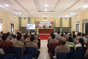 Perkuat Pelayanan, Biro SDM Polda Sumut Evaluasi Kebutuhan Personel Polres Toba