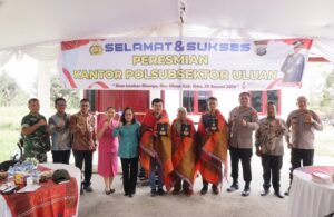 Kapolres Toba Resmikan Polsubsektor Uluan Guna Perkuat Layanan Publik