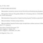 Banding Oknum TNI Koptu IR “Ditolak”, Dwi Heri Mustika: Terima Kasih POM DAM, Dilmil & Dilmilti III Surabaya