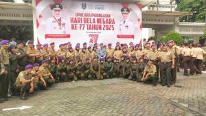 Ketua IARMI Jatim Pimpin Upacara Hari Bela Negara Ke-77 di Surabaya