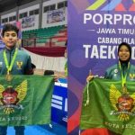 Dua Atlet Cabor Taekwondo Sembahkan Medali Emas Pertama Untuk Kota Kediri
