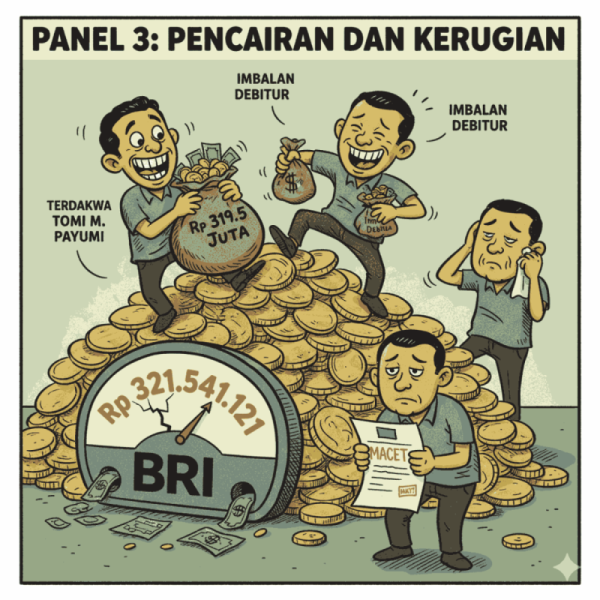 Pemain Kunci Kasus Kredit Fiktif BRI Pandeglang, Tomi M. Payumi Didakwa Korupsi