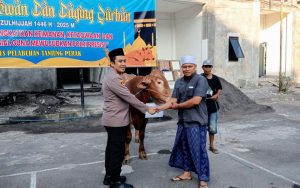 Kapolres Tanjung Perak Salurkan 51 Hewan Qurban di Momen Idul Adha 1446 H