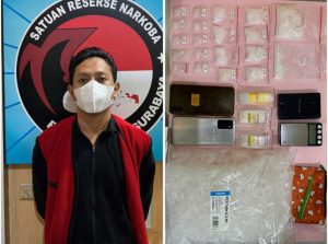 Polrestabes Surabaya Tangkap Pengedar Sabu di Jalan Pakis Gunung, 117 Gram Berhasil Diamankan